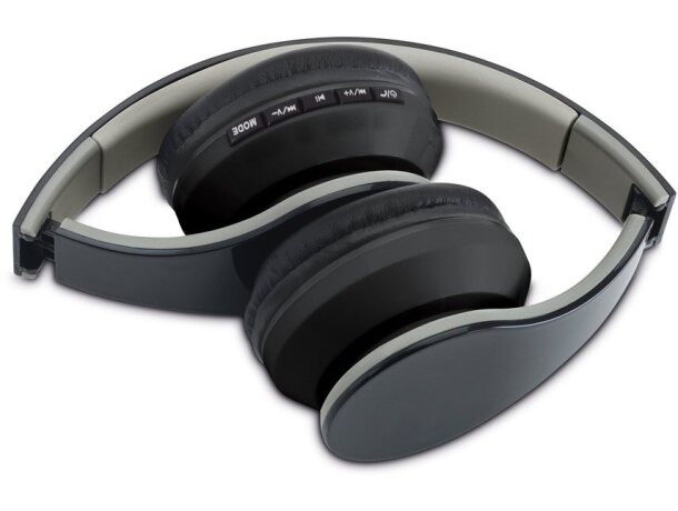 Auricular plástico de diadema con lector TF Hi!dea Negro detalle 2