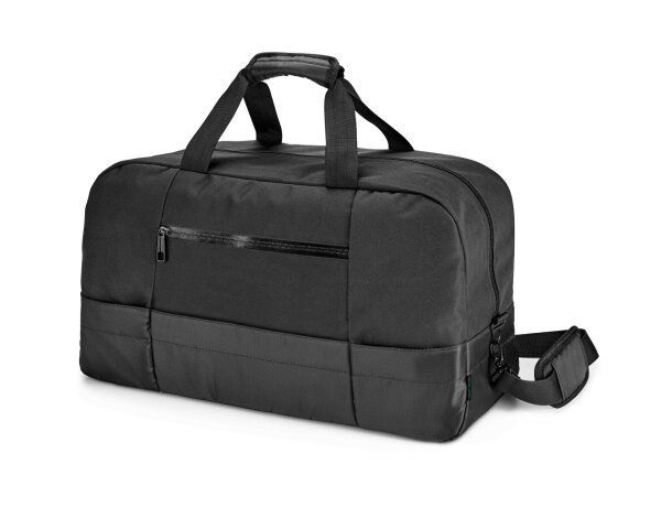 Bolsa Zippers Sport de deporte con el interior forrado personalizada negro