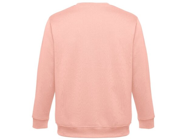 Sudadera Delta unisex de algodón y poliéster con interior cardado Salmón detalle 11