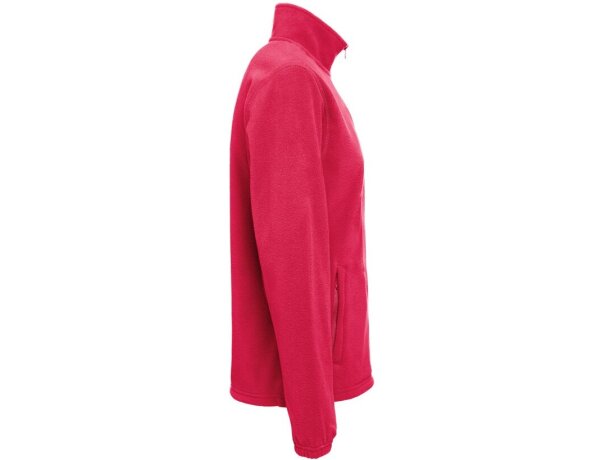Chaqueta polar Gama Women con cremallera y bolsillos Rojo detalle 10