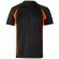 Camiseta técnica ojo de pájaro bicolor VL Slayer Negro/Naranja