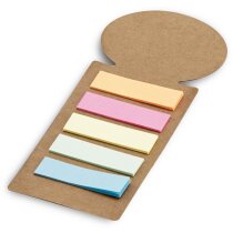 Punto de libro con marcadores adhesivos de colores personalizado natural Punto de libro con marcadores adhesivos de colores personalizado natural
