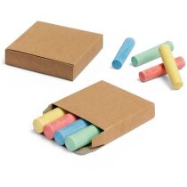 Set de 4 tizas Parrot en caja craft ecológica