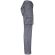 Pantalón elástico bicolor fides con seis bolsillos funcionales Gris/Verde detalle 4