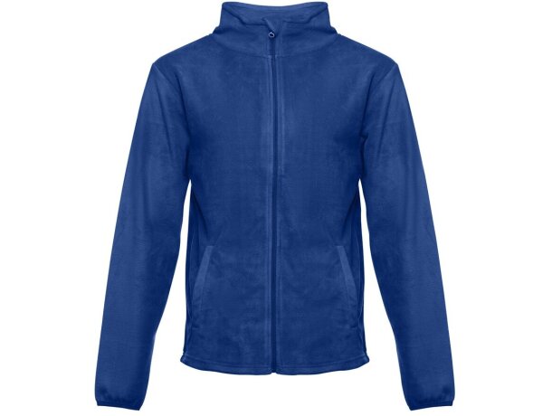 Chaqueta polar Helsinki con cremallera y bolsillos Azul royal detalle 11