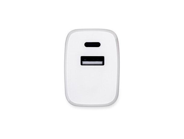 Adaptador de corriente Wegener con usb-a 18w y usb-c 20w Blanco detalle 5
