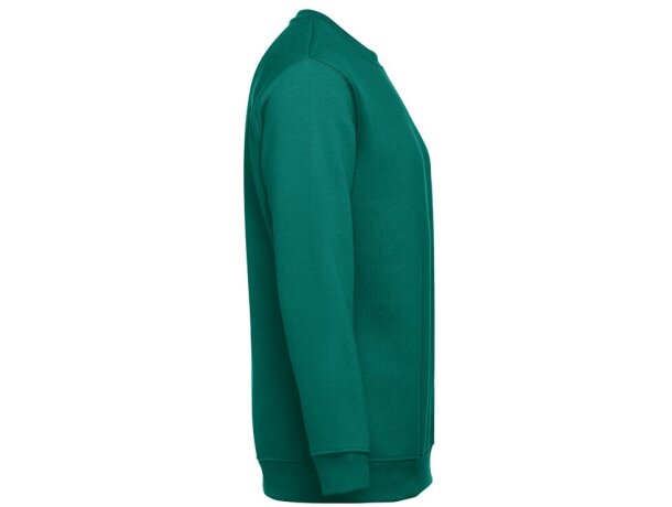 Sudadera Delta unisex de algodón y poliéster con interior cardado Verde oscuro detalle 24