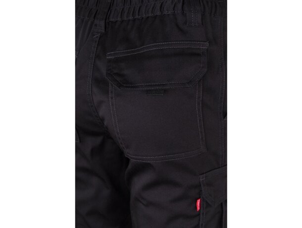 Pantalón lugh multibolsillos elástico con bolsillos de fuelle Negro detalle 53