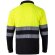 Polo bicolor alta visibilidad VL Vulcan manga larga Negro/Amarillo detalle 51