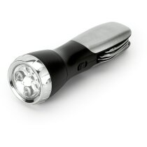 Linterna multiusos de 5 leds personalizada negra Linterna multiusos de 5 leds personalizada negra