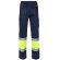 Pantalón de sarga bicolor VL Athena con bandas reflectantes Azul marino/Amarillo detalle 44