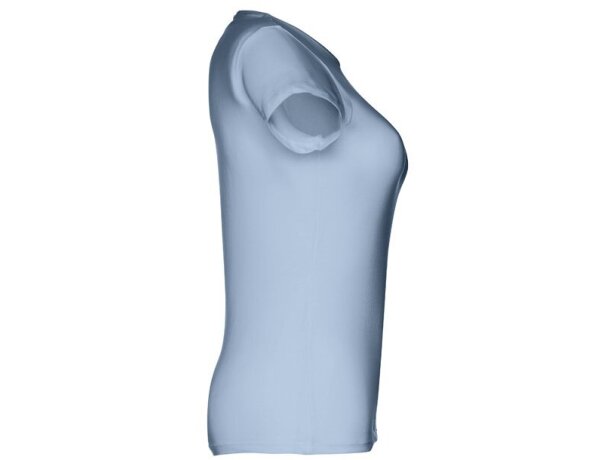 Camisetas manga corta corte entallado de algodón 150 g/m2 Thc Sofia Azul pastel detalle 15
