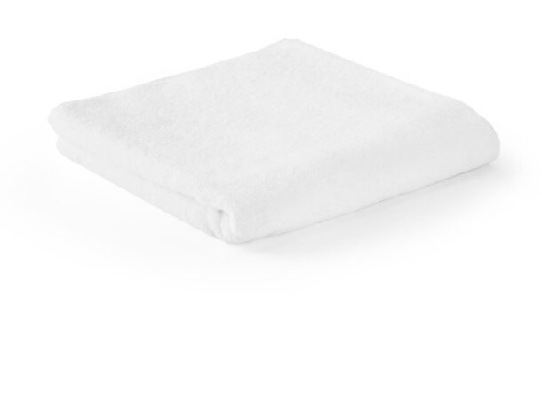 Toalla baño algodón colores variados Hi!dea Blanco detalle 4