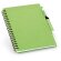 libreta con tapas de colores de carton personalizada verde claro
