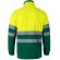 Chaqueta polar bicolor Eros con bandas reflectantes EN20471 Verde/Amarillo detalle 30