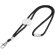 Lanyard ajustable con enganche negro