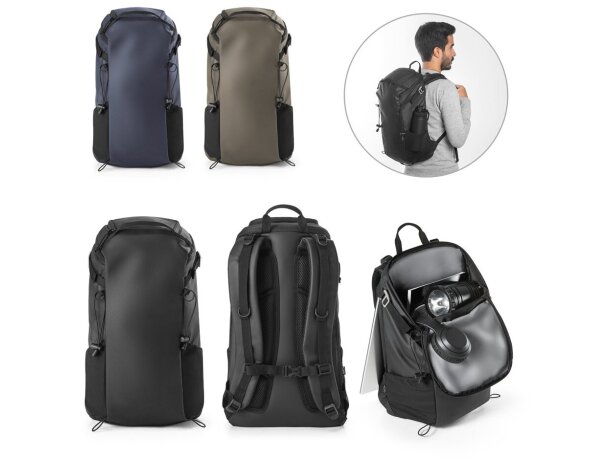 Mochila de senderismo Alasca con revestimiento impermeable detalle 1