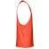 Camiseta sin mangas Ibiza de algodón cardado 140 g/m² Naranja coral detalle 16