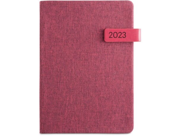Agenda Andresen A5 en rPET rojo