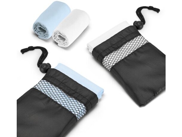 Toalla de microfibra en funda 40x80 cm personalizada