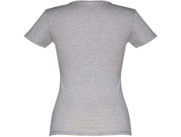 Camisetas manga corta corte entallado de algodón 150 g/m2 Thc Sofia Gris claro matizado detalle 6