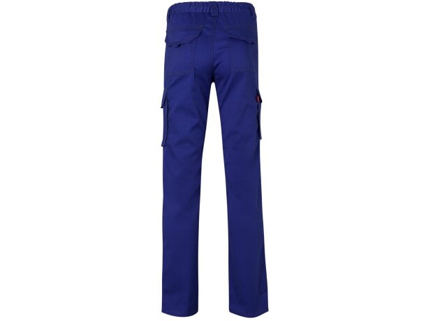 Pantalón lugh multibolsillos elástico con bolsillos de fuelle Azul royal detalle 17