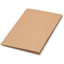 Carpeta dossier de cartón reciclado natural personalizado