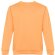 Sudadera Delta unisex de algodón y poliéster con interior cardado Naranja coral