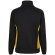 Sudadera de rizo bicolor Svarog cuello alto media cremallera Negro/Amarillo detalle 42