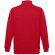 Sudadera Budapest unisex con cremallera y cinturilla canalé Rojo detalle 17
