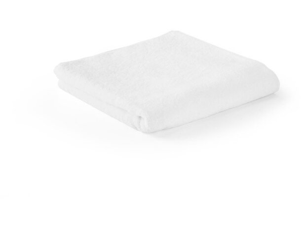 Toalla facial Bardem personalizada algodón reciclado 30x30 cm Blanco detalle 4