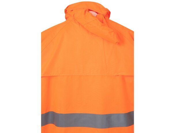 Traje de lluvia Venus alta visibilidad EN20471 clase 3 Naranja hexachrome detalle 5