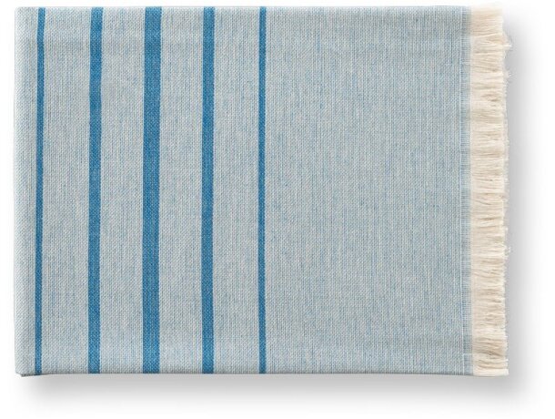 Toalla de playa personalizada algodón reciclado 100 x 180 cm Hi!dea Caplan Azul detalle 9