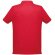 Polo berlin piqué de hombre con cuello y mangas en canalé Rojo detalle 20