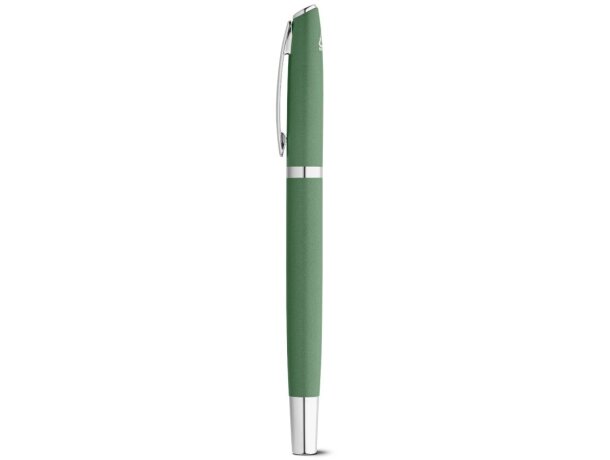 Set Re-lando roller y bolígrafo en aluminio reciclado 100% rAL Verde detalle 17