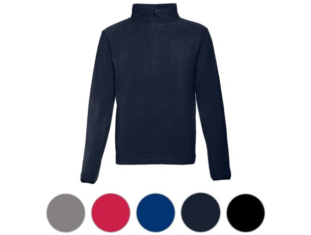 Polar vienna unisex de poliéster con cremallera de 1/4 detalle 1