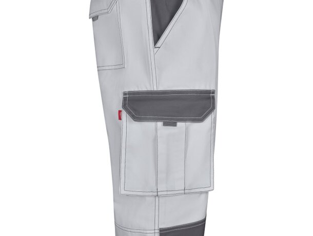 Pantalón sarga multibolsillos bicolor njord slim fit Blanco detalle 14