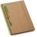 libreta con boligrafo a5 en carton reciclado personalizada verde claro