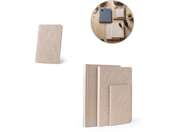Libretas ecológicas con tapa flexible hechas de hojas de té Teapad Soft detalle 1
