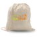 Bolsas mochilas de algodon con cordones natural claro personalizada