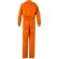 Mono de sarga yama con cremallera doble cursor y bolsillos Naranja detalle 12