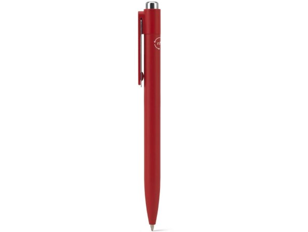 Bolígrafo Kylie de aluminio reciclado con clip innovador Rojo detalle 6