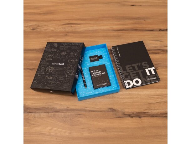Kit Infinitebook con tapa dura y bloc reutilizable detalle 2