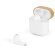 Auriculares inalámbricos Cobain con estuche de carga bambú y rABS Blanco detalle 3