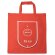 Bolsa plegable con ribete blanco rojo
