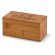 Caja Burdock de madera para 20 infusioes Natural detalle 1