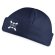Gorro polar con dobladillo azul