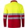 Polo bicolor alta visibilidad VL Vulcan manga larga Rojo/Amarillo detalle 39