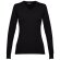 Jersey Thc Milan Women con cuello en V para mujer negro