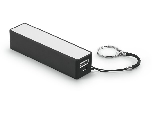 Batería portátil de litio 2000 mAh personalizada negra Batería portátil de litio 2000 mAh personalizada negra